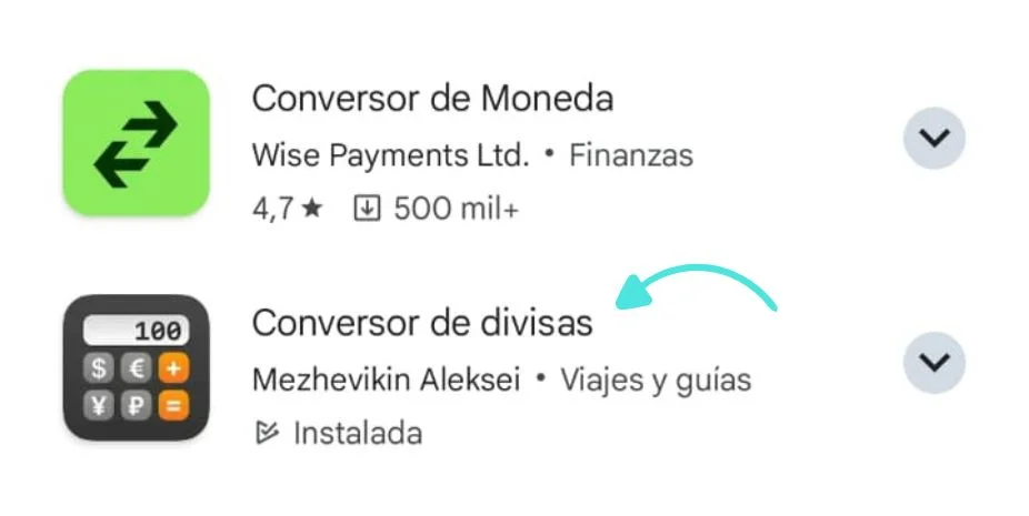 Conversor de divisas