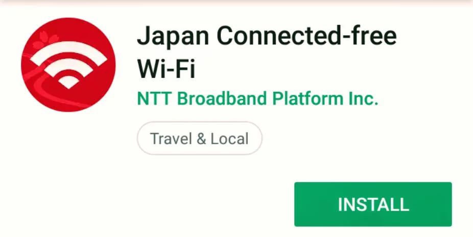 Japan Conected free wif