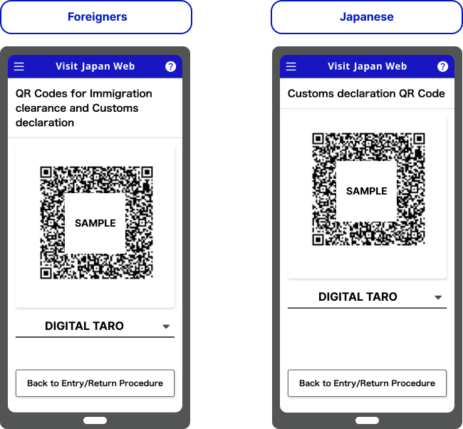 Formulario inmigración Japón
