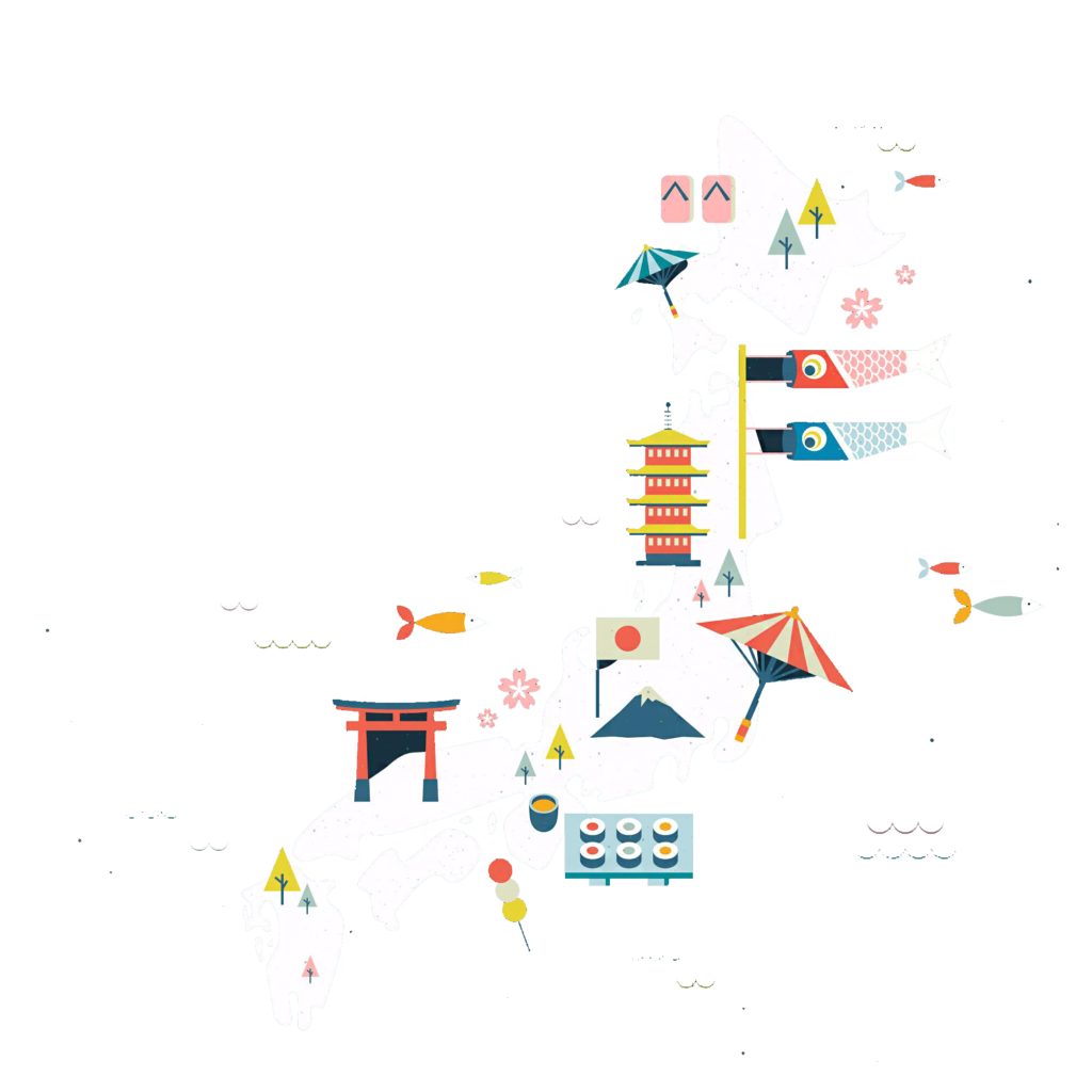 mapa japón