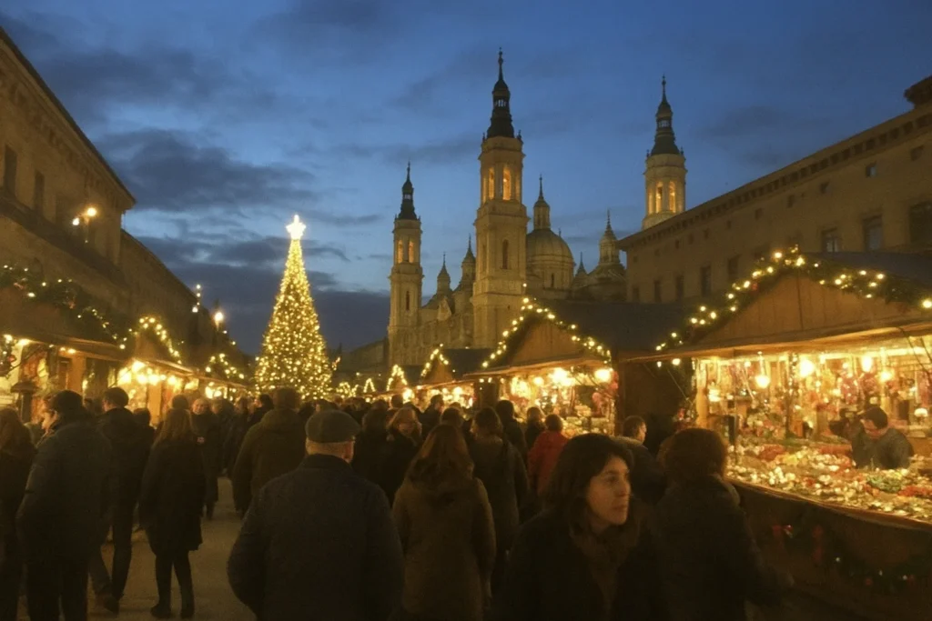 mercado de navidad de Zaragoza
